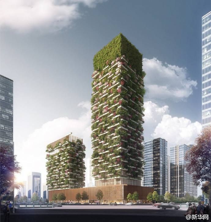 หนานจิงเตรียมสร้างตึกที่เต็มไปด้วยต้นไม้ให้เป็นดั่ง “เครื่องปรับอากาศ”